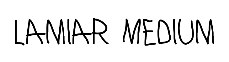 Lamiar Medium  免费字体下载
