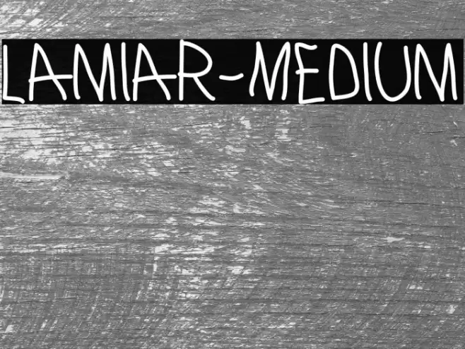Lamiar-Medium Font examples