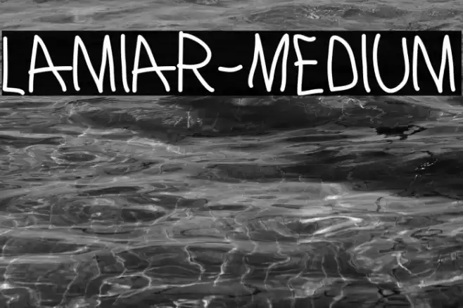 Lamiar-Medium Font examples