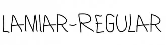 Lamiar-Regular  font caratteri gratis