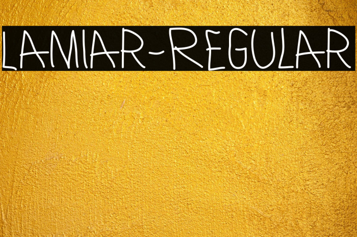 Lamiar-Regular Example 3