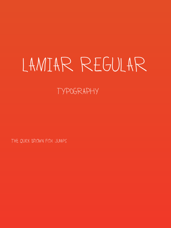 Lamiar Regular Poster