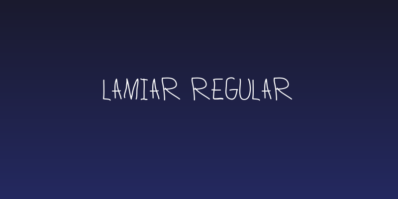 Lamiar Regular Social Header