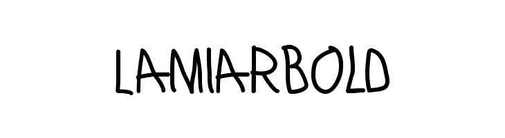 LamiarBold Шрифта