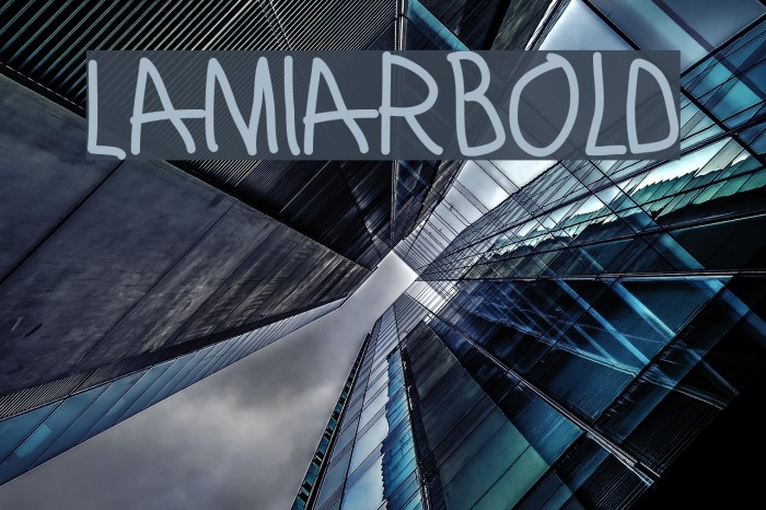 LamiarBold Font examples