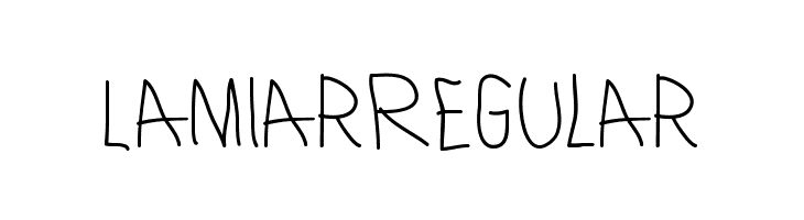LamiarRegular Шрифта