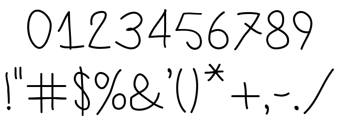 LamiarRegular Font OTHER CHARS