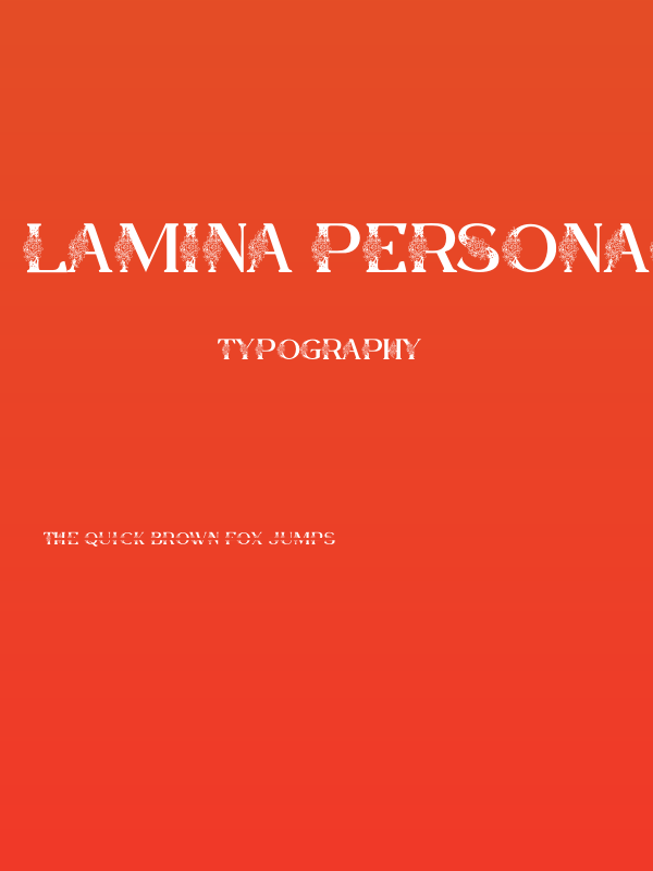 Lamina Personal Use Poster
