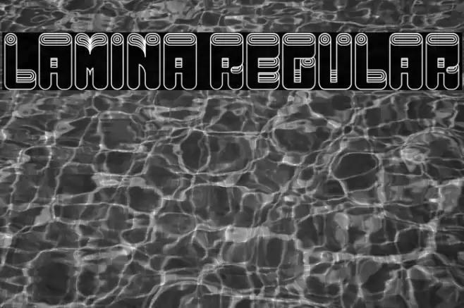 Lamina Regular Font examples