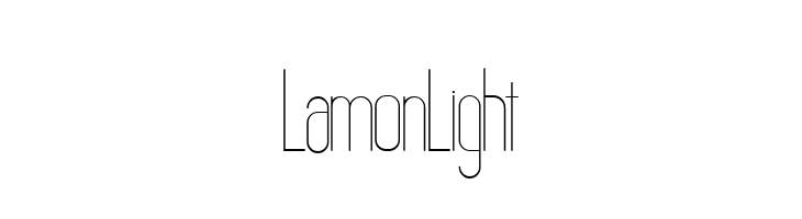 Lamon Light  Frei Schriftart Herunterladen
