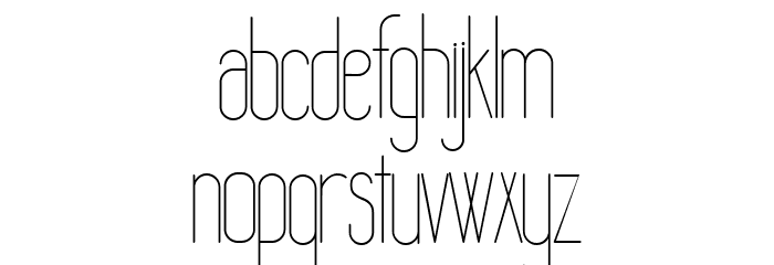 Lamon Light Font LOWERCASE