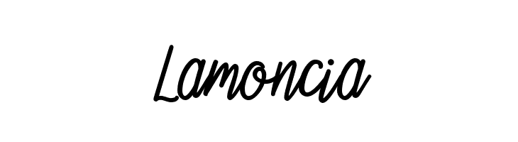 Lamoncia  Free Fonts Download