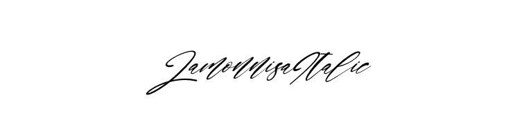 Lamonnisa Italic  baixar fontes gratis