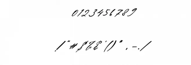 Lamonnisa Italic Font OTHER CHARS