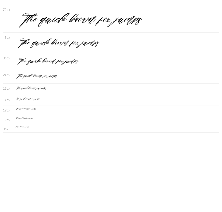 Lamonnisa Italic Waterfall