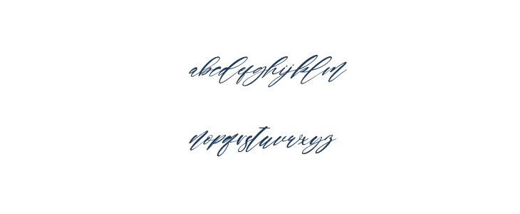 Lamonnisa Italic Lowercase