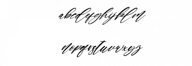 Lamonnisa Italic फ़ॉन्ट लोअरकेस