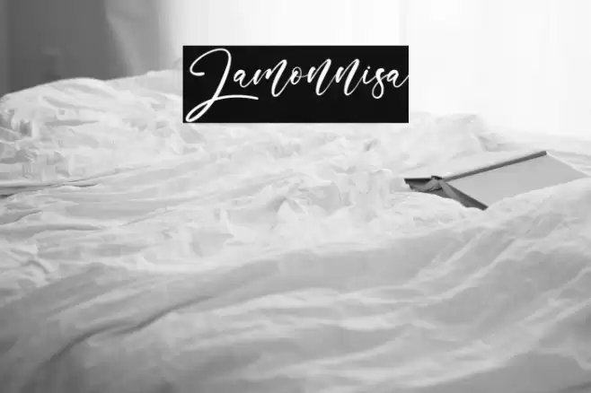 Lamonnisa Font examples