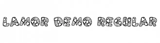 Lamor Demo Regular  font caratteri gratis