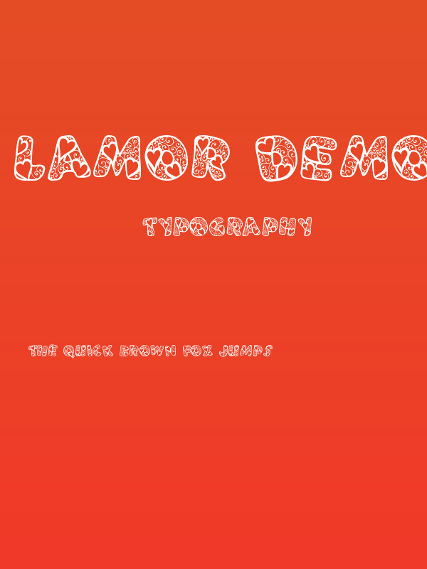 Lamor Demo Regular Poster