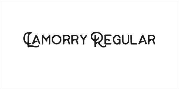 Lamorry Regular Logo