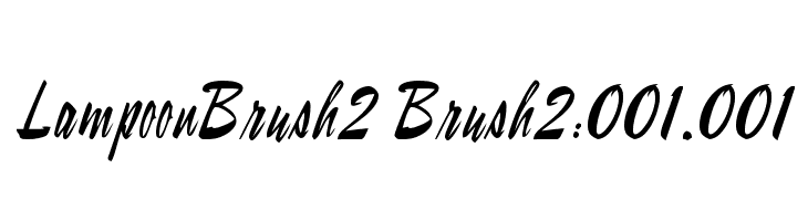 LampoonBrush2 Brush2:001.001 Font