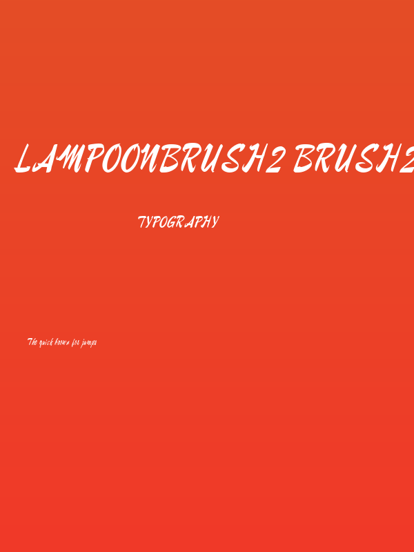 LampoonBrush2 Brush2:001.001 Poster