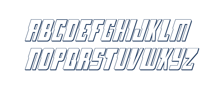 Lamprey 3D Italic Lowercase