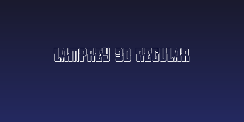 Lamprey 3D Regular Social Header