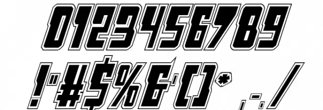 Lamprey Academy Italic Font OTHER CHARS