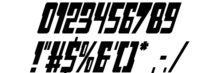 Lamprey Condensed Italic Font OTHER CHARS