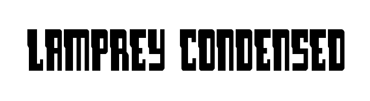 Lamprey Condensed  Frei Schriftart Herunterladen