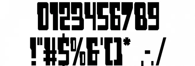 Lamprey Condensed Font OTHER CHARS