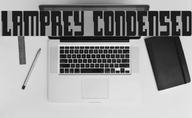 Lamprey Condensed Font examples