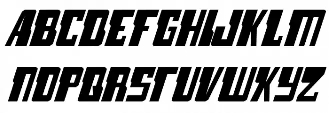 Lamprey Expanded Italic フォント 大文字
