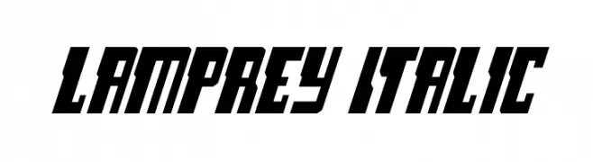 Lamprey Italic  Frei Schriftart Herunterladen