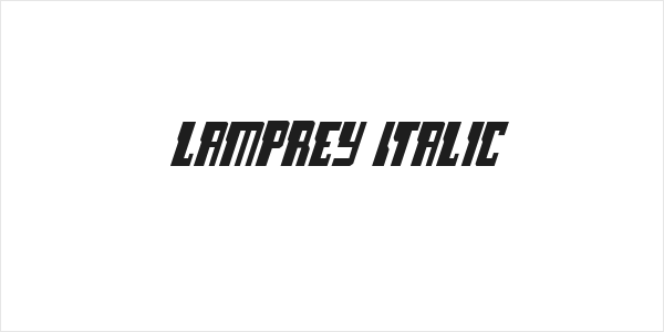Lamprey Italic Logo
