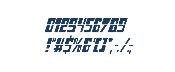 Lamprey Laser Italic Other Characters