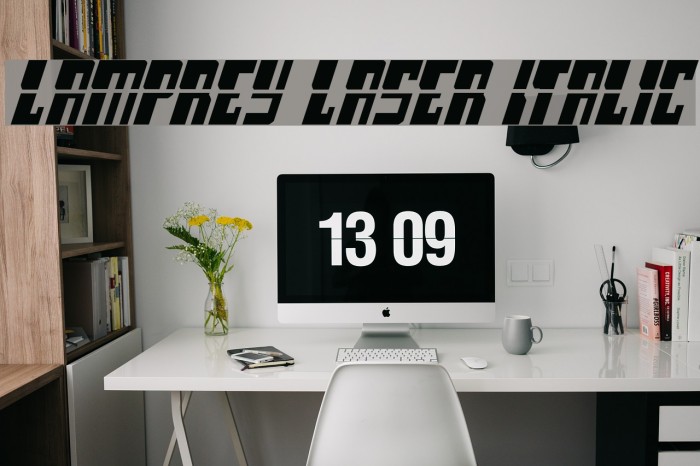 Lamprey Laser Italic Example 3