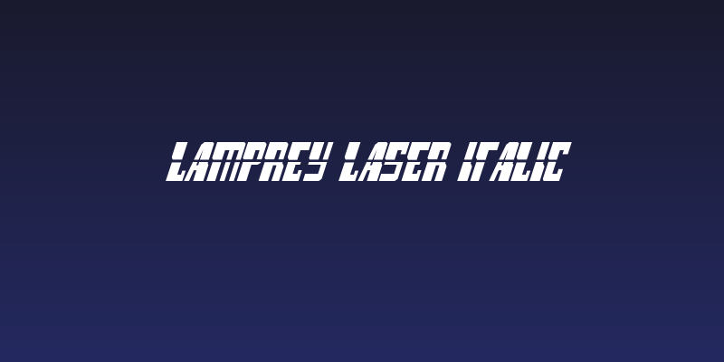 Lamprey Laser Italic Social Header