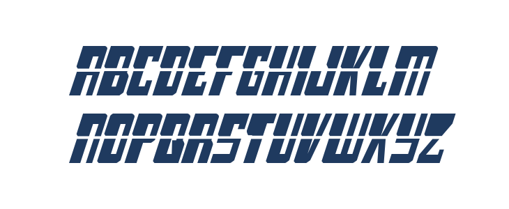 Lamprey Laser Italic Lowercase