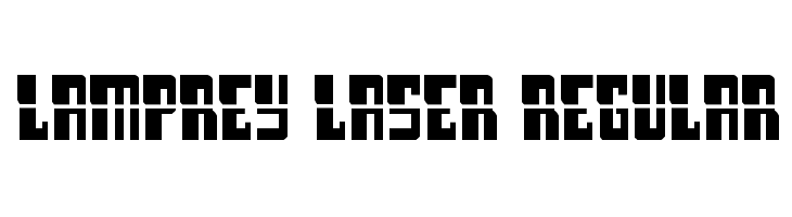 Lamprey Laser Regular  font caratteri gratis