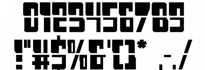 Lamprey Laser Regular Font OTHER CHARS