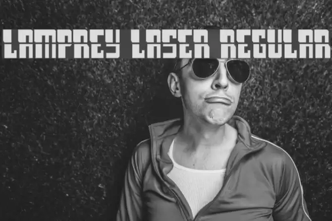 Lamprey Laser Regular Font examples