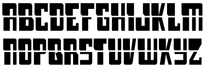 Lamprey Laser Regular Font LOWERCASE