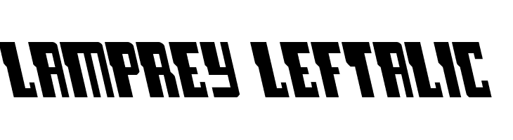 Lamprey Leftalic  Free Fonts Download