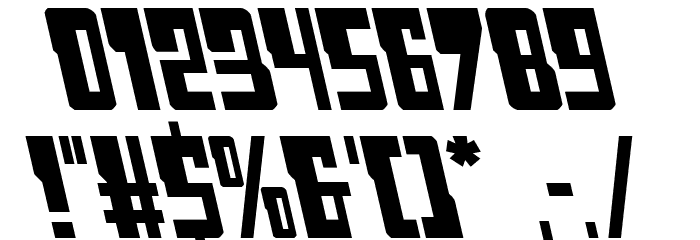 Lamprey Leftalic Font OTHER CHARS