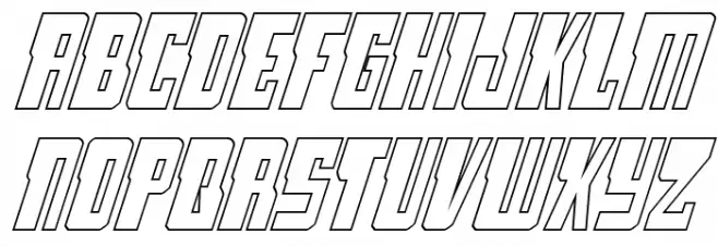 Lamprey Outline Italic