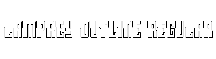 Lamprey Outline Regular  Descarca Fonturi Gratis