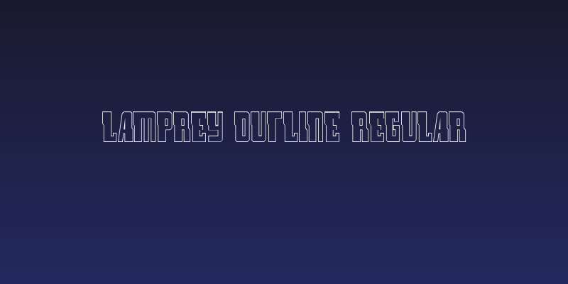 Lamprey Outline Regular Social Header